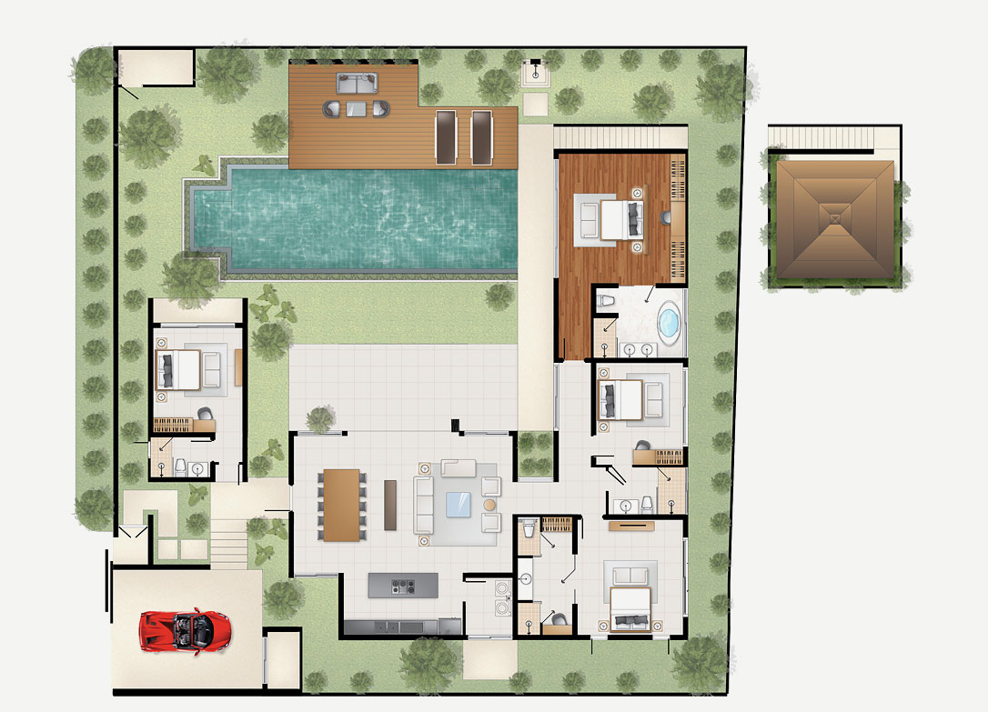 Floor Plan B10 - Botanica The Nature